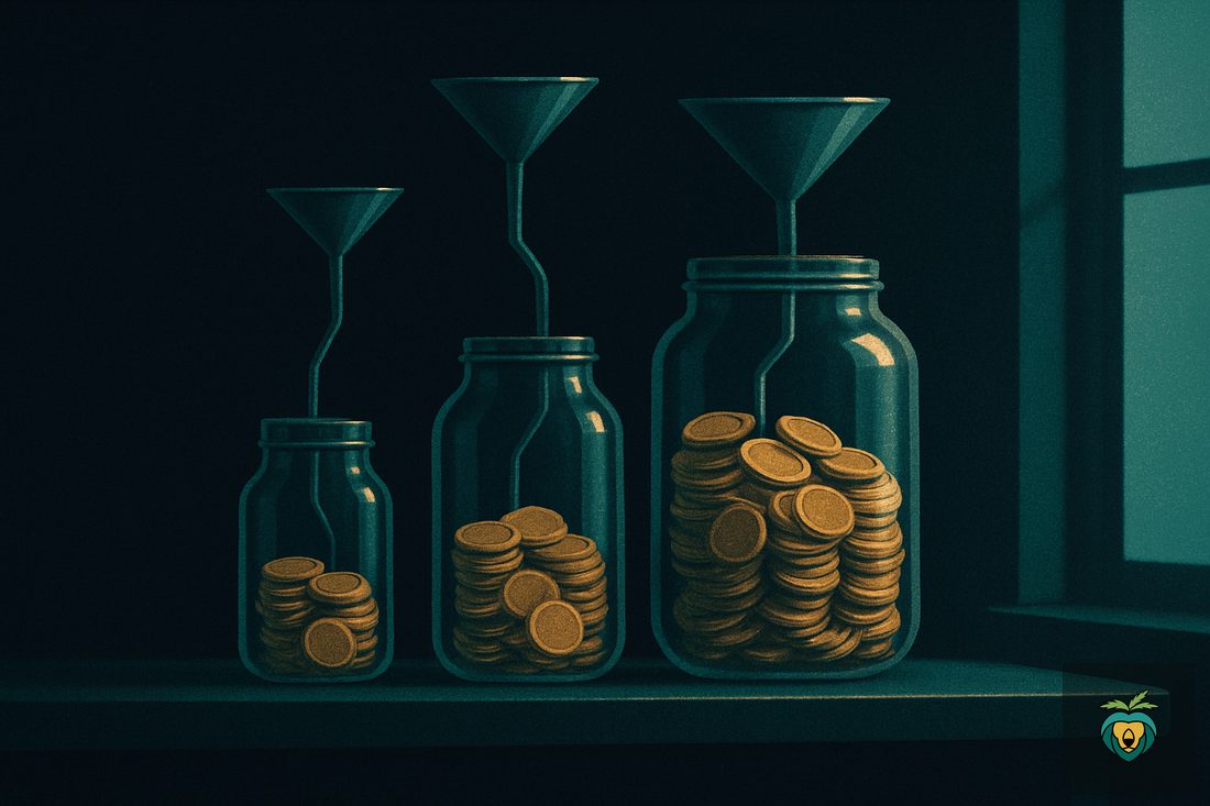 A starting marketing budget allocation for 1,000-5,000 euros per month