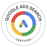 Google Ads Search certification badge
