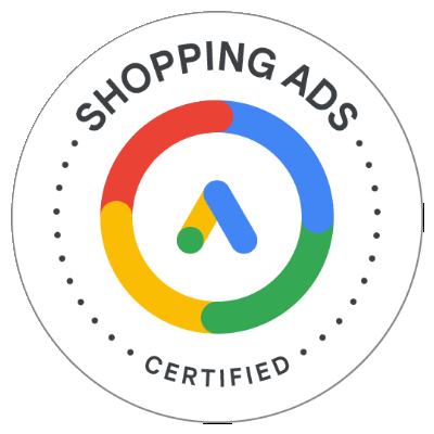 Google Ads Shopping certification badge