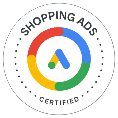 Google Ads Shopping certification badge